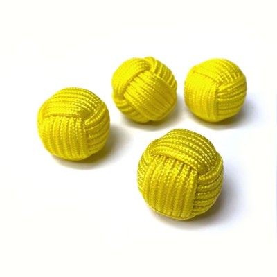 Set of 4 Ungimmicked Airey Balls - Yellow